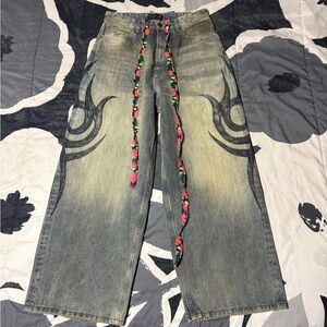 Balenciaga Tribal Y2K Jeans